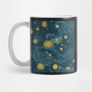 Starry Night Inspired: Vincent Van Gogh Masterpiece Pattern Mug